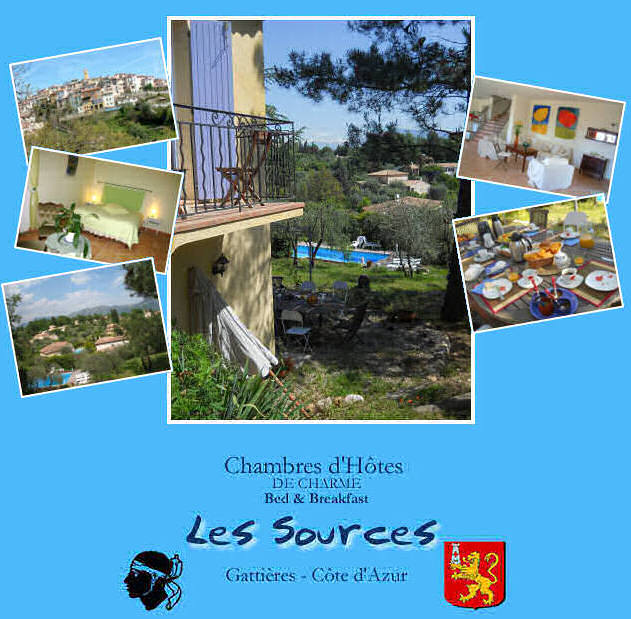 The B and Bs LES SOURCES  offer  4 spacious and comfortable rooms all with private bathrooms and toilets, a very large living room with a library and a lounging area, and breakfast with homemade sweets and jam. A local fitness center has kindly made its services available to our guests.
Guaranteed parking.